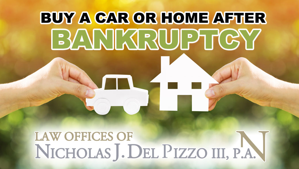 How long until I can buy a car or home after bankruptcy?