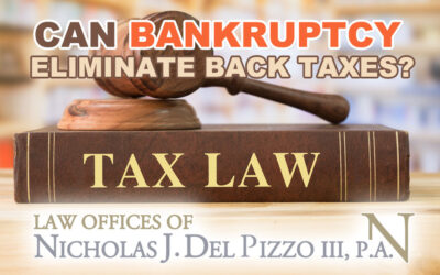 Can bankruptcy eliminate back taxes?