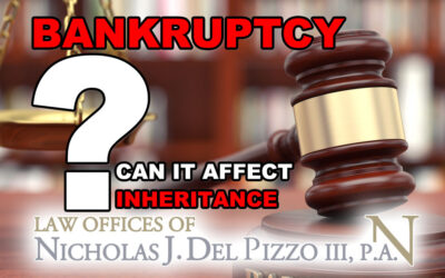 How does filing for bankruptcy affect inheritance?