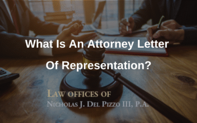 What is an attorney letter of representation?